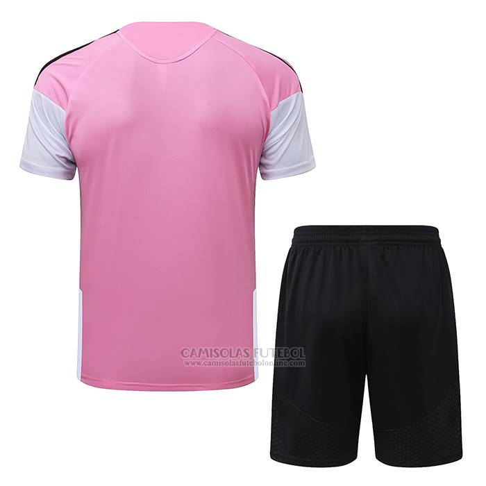 Fato de Treino Inter Miami Manga Curta 2026-2027 Rosa - Calcas Curta